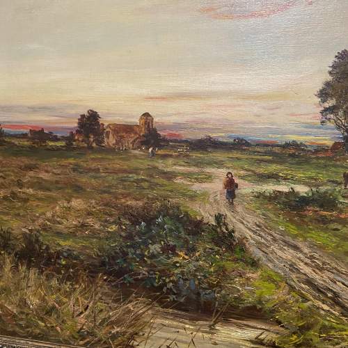 Oil on Canvas - Landscape - Percy Norman  - 19th Century image-3