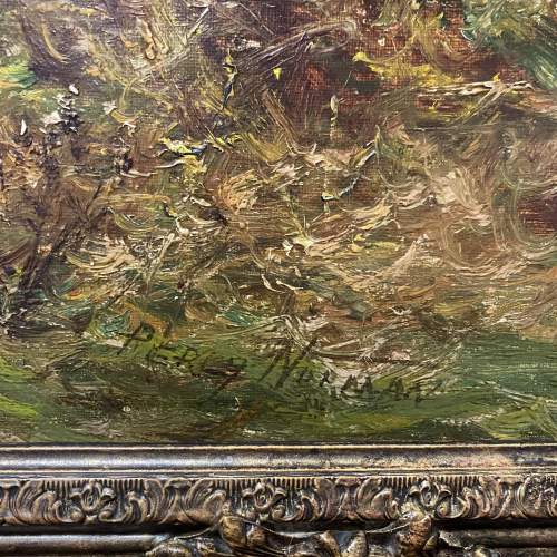 Oil on Canvas - Landscape - Percy Norman  - 19th Century image-5
