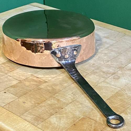 Vintage Shallow Copper Pan image-4