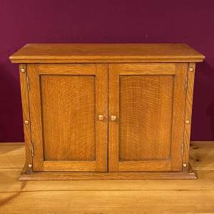 1920s Small Oak Cabinet
