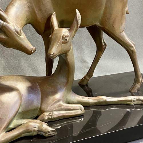 Large Pair of Art Deco Antelopes by Geo Maxim image-4
