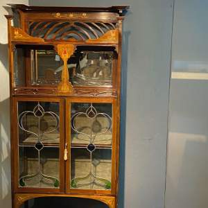 Highly Decorative Art Nouveau Cabinet