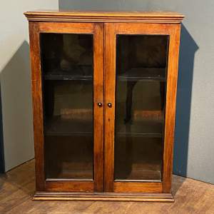 Victorian Glazed Bookcase