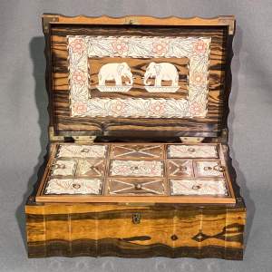 19th Century Anglo Indian Coromandel Companion Box