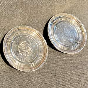 Pair of Georg Jensen Small Silver Dishes