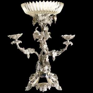 19th Century Victorian Silver Plated Centerpiece