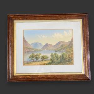 Early 20th Century Lake District Watercolour Painting - Ullswater