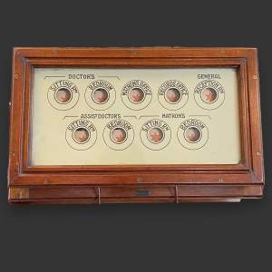 Early 20th Century Call Indicator Box