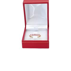 14ct Gold Pink CZ Ring