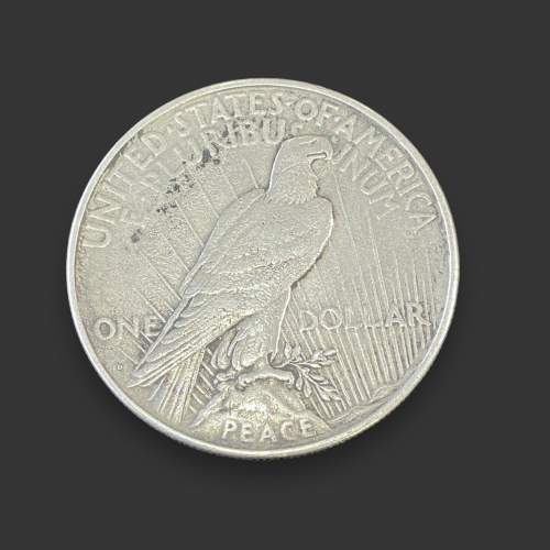 1927 Silver Peace Dollar image-1