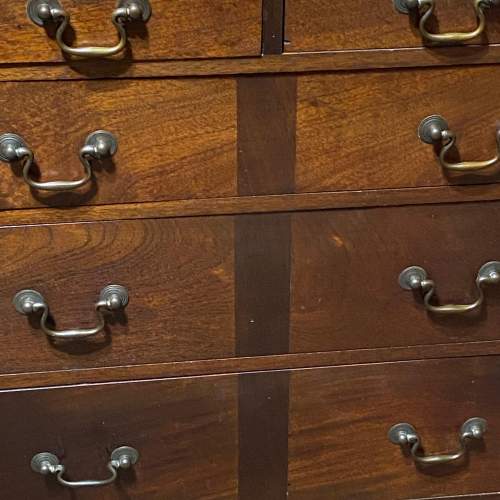 Small 19th Century Mahogany Chest of Drawers image-3