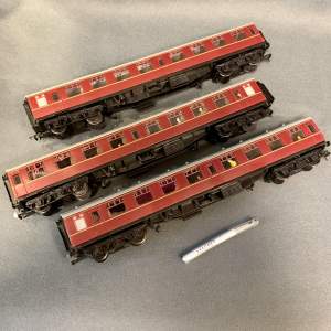 Set of Three British Rail Model Coaches