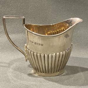 Early 20th Century Large Silver Milk Jug