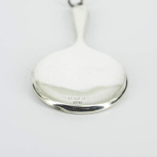 A Lovely Miniature Silver Hand Mirror image-5
