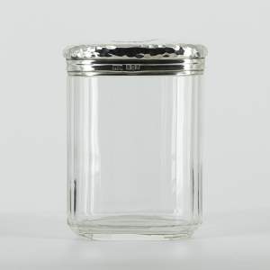 Lovely Sterling Silver Topped Dressing Table Container