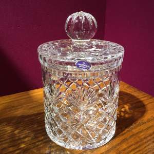 Royal Doulton Lead Crystal Cut Glass Lidded Ice Bucket