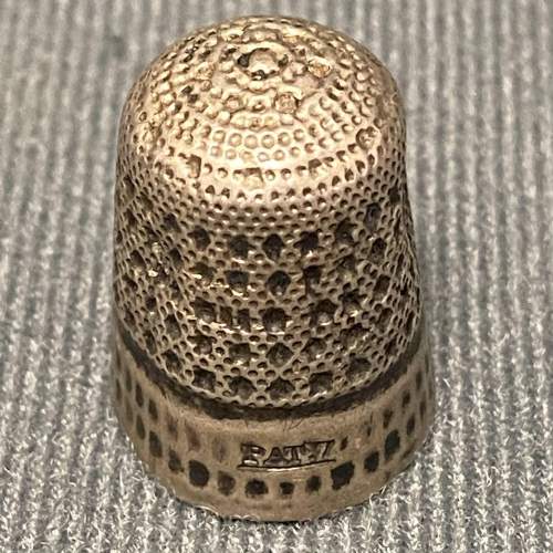 Victorian Thimble in Mauchline Ware Case image-5