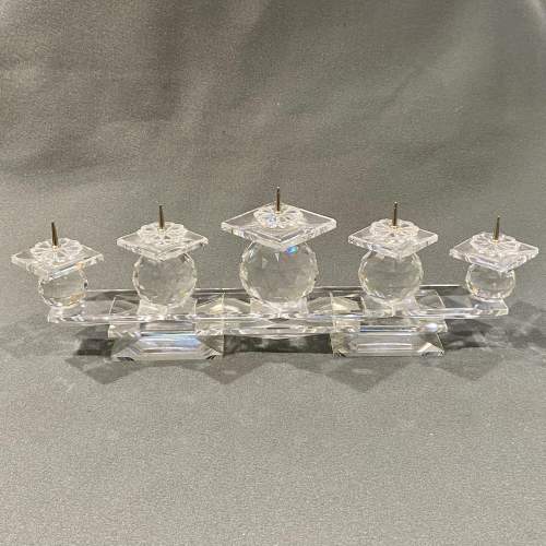 Swarovski Crystal Five Pin Candleholder image-2