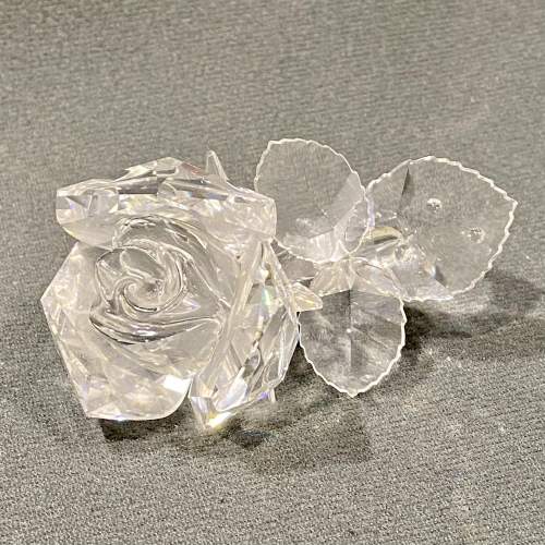 Swarovski Crystal Large Clear Rose image-1