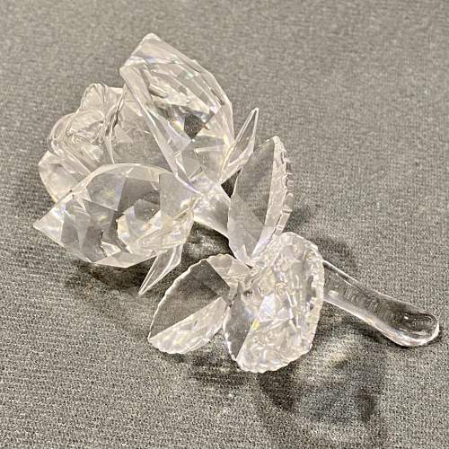 Swarovski Crystal Large Clear Rose image-2