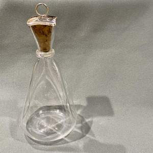 Arts and Crafts Glass Spirit Decanter by Harry Powell Whitefriars