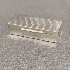 Continental Silver Pill or Trinket Box