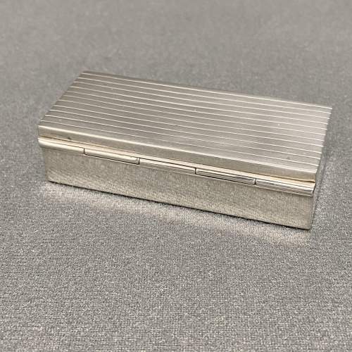 Continental Silver Pill or Trinket Box image-2