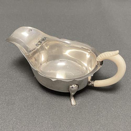20th Century Silver Sauceboat image-1