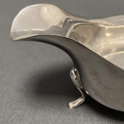 20th Century Silver Sauceboat image-4
