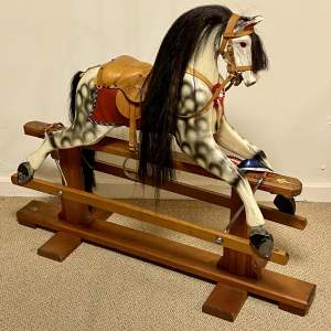 Leeway Carved Wooden Rocking Horse
