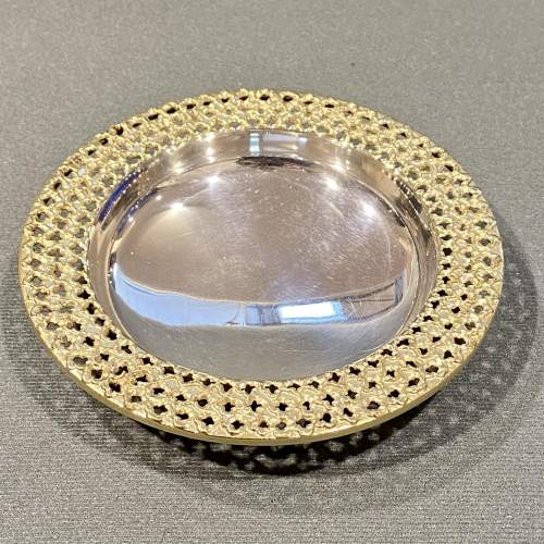 Stuart Devlin Modernist Silver Gilt Circular Dish image-1