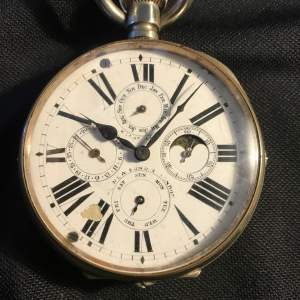 Early 20th Century Military Pocket Chronometer by Henry Lewis London