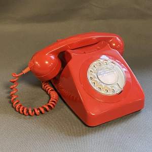 Vintage Red GPO Telephone