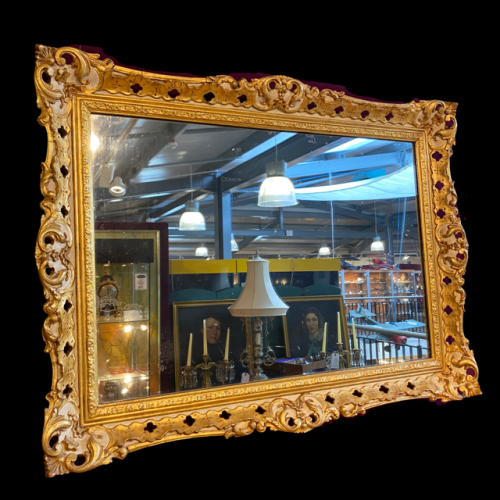 19th Century Parcel Gilt Framed Wall Mirror image-2