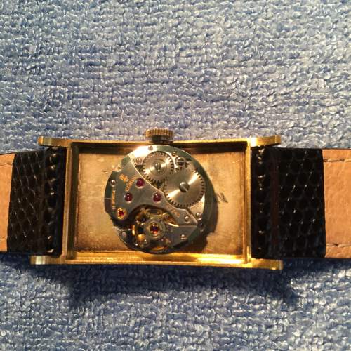 18ct Gold Unisex Wristwatch By Corum Manual Wind Circa 1970 Swiss image-2