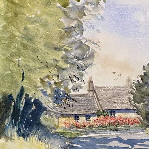 Watercolour Painting of the Cotswolds by Toni Stefaniuk image-2