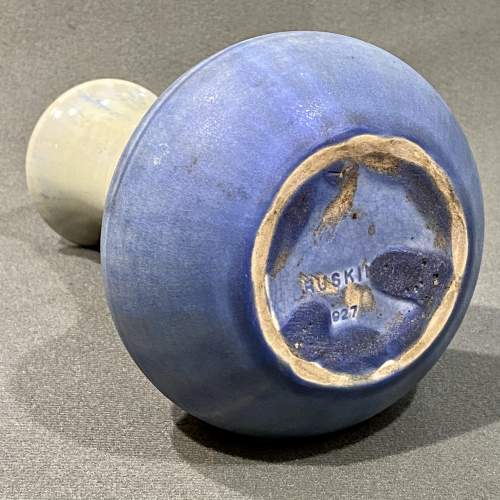 Early 20th Century Blue Ruskin Vase image-6