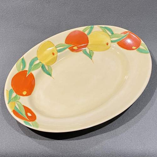 Clarice Cliff Citrus Pattern Serving Plate image-1