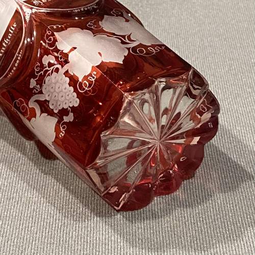 Victorian Bohemian Glass Beaker image-3
