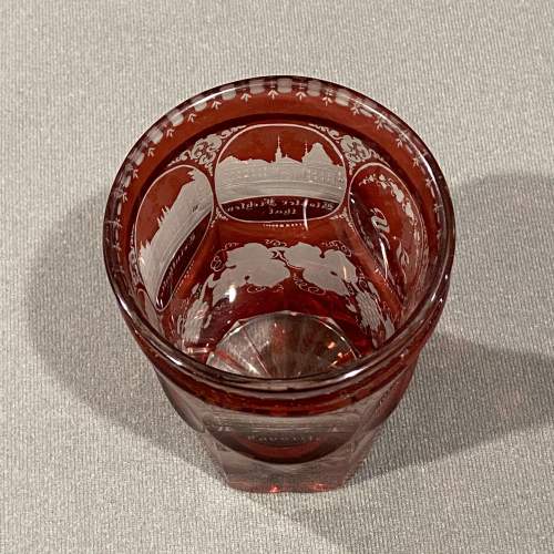 Victorian Bohemian Glass Beaker image-6