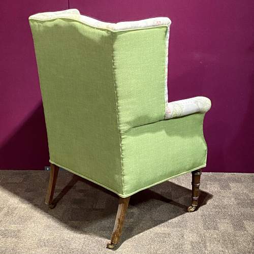 Victorian Upholstered Armchair image-4