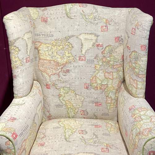 Victorian Upholstered Armchair image-5