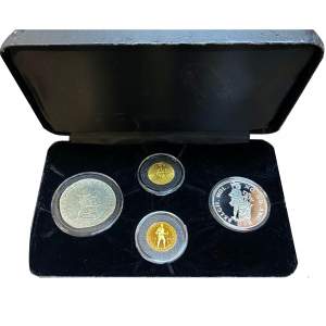 Commemorative Ducat Gold and Silver Four Coin Set