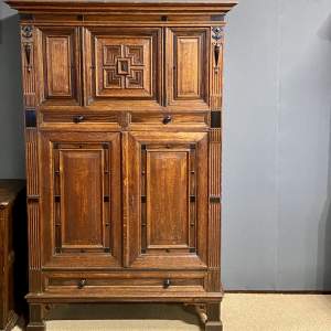 19th Century Dutch Oak Cabinet