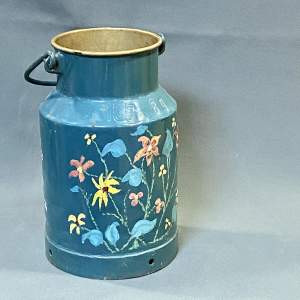 Painted Floral Churn