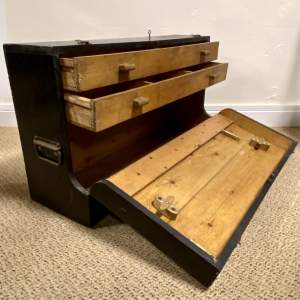 Vintage Pine Carpenters Toolbox