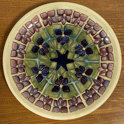Moorcroft Stylised Floral Plate image-4