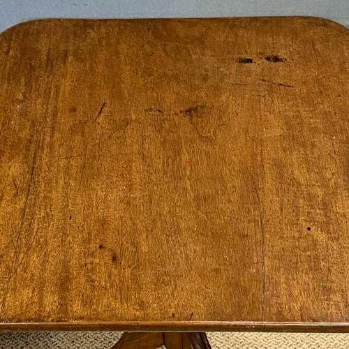 Early Victorian Tilt Top Mahogany Side Table image-2