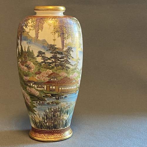 Japanese Meiji Period Satsuma Vase image-1