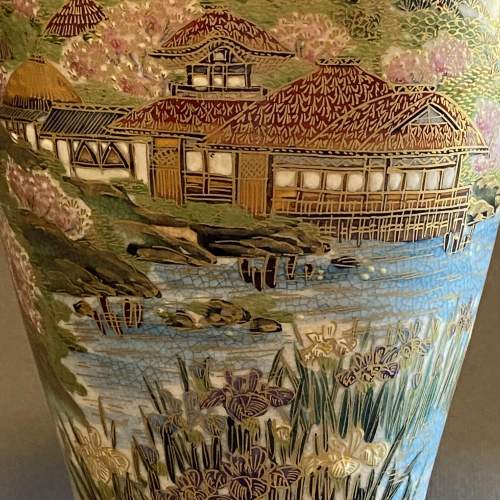 Japanese Meiji Period Satsuma Vase image-2
